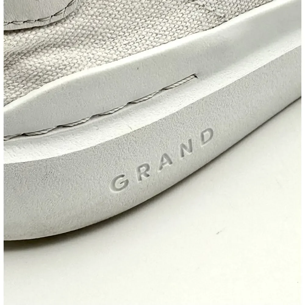 Cole Haan Women's Size 11B White Canvas Grand 360 Low Top Comfort Sneakers